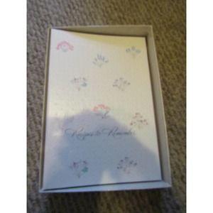 Hallmark Recipes to Remember Recipe Book In original Box never Used!!
